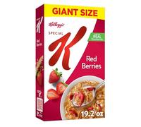Kellogg's Special K Family Breakfast Cereal, Fiber Cereal, Giant Size, Red Berries, 544g Box (1 Box)
