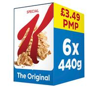Kellogg's Special K Original Breakfast Cereal 440g (Pack of 6)
