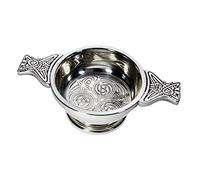 Kells Pewter Quaich Whisky Tasting Bowl Loving Cup Burns Night (Large 115mm Bowl Diameter) (Small 70mm Diameter)