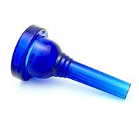 KELLY-12C - Small-shank Trombone/Baritone Lexan-Mouthpiece - Crystal-Blue