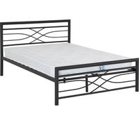 KELLY 4'6" DOUBLE BED - BLACK - SECONIQUE | TJ Hughes