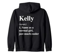 Kelly Definition Name Cool Funny Personalized Birthday Zip Hoodie