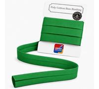 Kelly Green 3m Bias Binding Tape 25mm 1 Inch Pre-Folded Single-Fold
