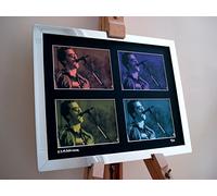 KELLY JONES STEREOPHONICS STUNNING SIGNED POP ART FRAMED CANVAS