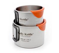 Kelly Kettle | Camping Mug Sets | Twin Pack | WildBounds 350 ml, 500 ml