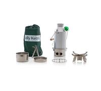 Kelly Kettle Trekker BASIC KIT | 0.6 ltr Aluminium Kettle + Steel Cook Set + Pot/Base Support | Ultra fast | Wood Fuelled | No Batteries or Gas needed | Trekking, Scouts, Picnics | 0.84kg/1.85lb