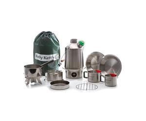 Kelly Kettle | Ultimate Scout Kit | Stainless Steel | Volcano Kettle Kit 1.2L