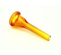 KELLY-MC - Medium-Cup French Horn Lexan-Mouthpiece - Crystal-Orange