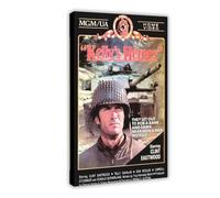 Kelly's Heroes Movie Poster Canvas Poster Bedroom Decor Landscape Office Room Decor Gift 16x24inch(40x60cm)