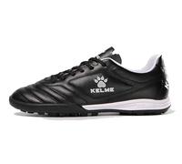 KELME Mens Turf Soccer Cleats - Football Boots Outdoor/Indoor Unisex Adult Sizes - Pro Soccer Shoes - TF AG and Futsal Shoe, Black, 10 UK