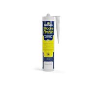 Kelmore Coloured Silicone Finish Sealant, Mould Resistant, Waterproof, Matt Finish, Neutral Cure, 310ml (Antique White)