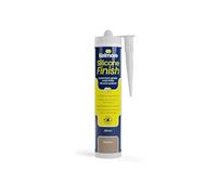 Kelmore Coloured Silicone Finish Sealant, Mould Resistant, Waterproof, Matt Finish, Neutral Cure, 310ml (Mocha)