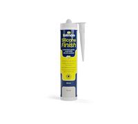 Kelmore Coloured Silicone Finish Sealant, Mould Resistant, Waterproof, Matt Finish, Neutral Cure, 310ml (Stone)