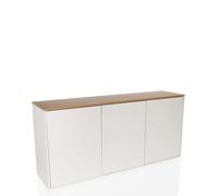 KELO S - Sideboard White/Oak