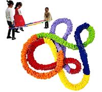 Keloc Pull Rope | Fleece Elastic Dynamic Band | Children Colorful Game Pull Rope, Sensory Training Sports Equipment for Parent-Child Communication