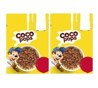 Kelog's Coco Pops Chocolate Breakfast Cereal 420g(2pack)