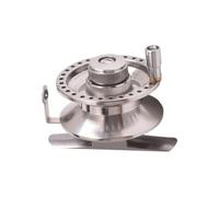 keloppasit Ice Fishing Reels | Aluminum Alloy Reels for Rock Fishing With Ergonomic Handle,Comfortable Grip Outdoor Fish Tools for Father Son Husband Men Uncle Neighbor Friends