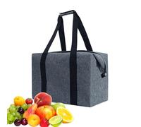 keloppasit Insulated Tote Bag | Insulated Bags for Food,Spacious Thermal Reusable Foldable Box for Meal Shopping Travel Camping Hiking Picnic Beach Delivery