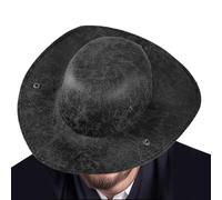 keloppasit Pirate Hat Women Men, Ancient Look Leather Colonial Hat, Halloween Costume Prop, For Theater Performance Cosplay School Plays Party Stage Show Family Gathering