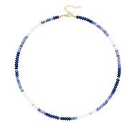 KELORIS PATH Beaded Necklace for Women, Colorful Gemstone Boho Bead Choker for Beach, Trendy Summer Natural Stone Jewelry Gifts, Copper, No Gemstone