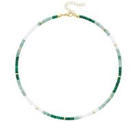 KELORIS PATH Beaded Necklace for Women, Colorful Gemstone Boho Bead Choker for Beach, Trendy Summer Natural Stone Jewelry Gifts, Copper, No Gemstone
