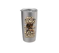 Kelpie Dog Not Dingo Herding Stainless Steel Insulated Tumbler