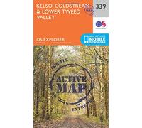 Kelso, Coldstream & Lower Tweed Valley Map | Weatherproof | Scottish Borders | Ordnance Survey | OS Explorer Active Map 339 | Scotland | Walks | Hiking | Maps | Adventure