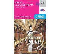 Kelso & Coldstream Map | Weatherproof | Jedburgh & Duns | Ordnance Survey | OS Landranger Active Map 74 | England | Walks | Cycling | Days Out | Maps | Adventure