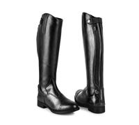 Kelso Wide Fit Zip Long Leather Riding Boots CATESBY ENGLAND Black 8