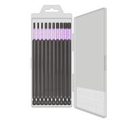 KELSON 10pcs Hex Drive 150mm Impact Rated Screwdriver Bit Set V2 with Storage Case Extra Long 1/4" Universal