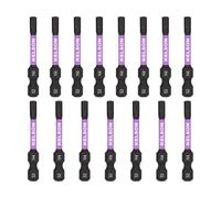 KELSON 15pcs 4mm Hex 50mm H4 Impact Rated Screwdriver Bits 1/4" Universal