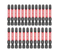 KELSON 25pcs PZ3 50mm Pozi 3 Impact Rated Screwdriver Bits 1/4" Universal