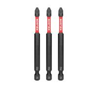 KELSON 3pcs PZ2 90mm Pozi 2 Impact Rated Screwdriver Bits 1/4" Universal