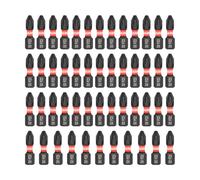 KELSON 50pcs PZ2 25mm Pozi 2 Impact Rated Screwdriver Bits 1/4" Universal