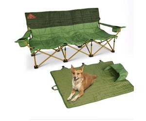 Kelty Three Seater Lowdown Couch - Dill/duffle