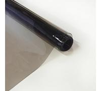 KELUBATU 30 x 120 cm Transparent PVC VinylRoll, 0.5 mm Clear Solid Jelly Vinyl PlasticTinted Color Waterproof Fabric for Sewing Bags DIY Crafts Accessories, Grey