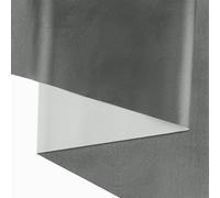 KELUBATU Grey Faux Leather Fabric Leatherette by Half Metre, Upholstery Vinyl Fabric 50 x 140 cm Soft Grain PU Waterproof Synthetic Leather for Chair Decor Home Upholstery Projects