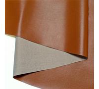 KELUBATU Plain Faux Leather Fabric Sheet 100cm x 140cm Waterproof Scratch-Resistant Leatherette Upholstery Material, Easy to Cut and Clean for Furniture Refurbishment, DIY, Sofa Repair (Brown)
