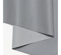 KELUBATU Plain Faux Leather Fabric Sheet 50cm x 140cm Waterproof Scratch-Resistant Leatherette Upholstery Material, Easy to Cut and Clean for Furniture Refurbishment, DIY, Sofa Repair (Grey)