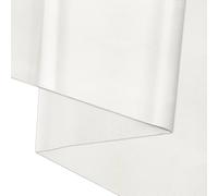 KELUBATU Waterproof Faux Leather Fabric Durable Scratch-Resistant Leatherette Upholstery Material, 200cm x 140cm White Sheet, Easy to Clean & Cut for Furniture Refurbishment, DIY Crafts, Sofa Making