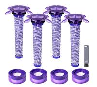 keluke Vacuum Filter Replacement Kit Compatible with Dyson V7, V8 Animal, V8 Absolute & SV10 Cordless Vacuum Cleaners, Replaces Part # 965661-01 & 967478-01 (V8 Slim 8P)