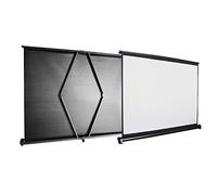 KELUNIS Portable Tabletop Projection Screen, Max Size 150-Inch 16:9 Pull Up Projector Screen for Home Theater Indoor Outdoor Movie Video Office