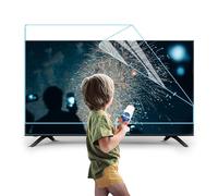 KELUNIS TV Screen Protectors 32-75 inch Blue Light Filter Anti UV Film Monitor Reflection Reducer TV Glare Shield - Eye Protection - Damage Protection Panel,55 inches
