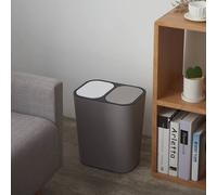 Kelvenix 15L Double Recycling Bin grey | Size: 0.6m2 Kelvenix Grey 0.6m2