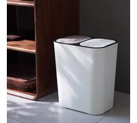 Kelvenix 15L Double Recycling Bin white | Size: 0.6m2 Kelvenix White 0.6m2