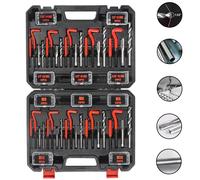 Kelvenix 270Pcs Thread Repair Kit Metric Drill Helicoil Tap Insert Repair Kelvenix Multicolor