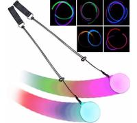 Kelvenix 2Pcs Multicolor LED Thrown Balls Light For Belly Dance Prop UK Kelvenix Multicolor