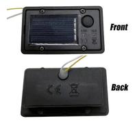 Kelvenix 2x Garden Solar Powered Replacement Rectangular LED Light Box in Black | Size: 0.6m2 Kelvenix Black 0.6m2