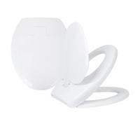 Kelvenix 2x Soft Close Oval Shape Plastic White Bathroom Toilet Loo Seat Kelvenix White