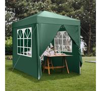 Kelvenix 2x2m Pop Up Gazebo Marquee Garden Party Tent Canopy in Green | Size: 0.6m2 Kelvenix Green 0.6m2